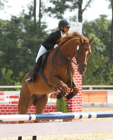 Student Riding Horses in EIRS