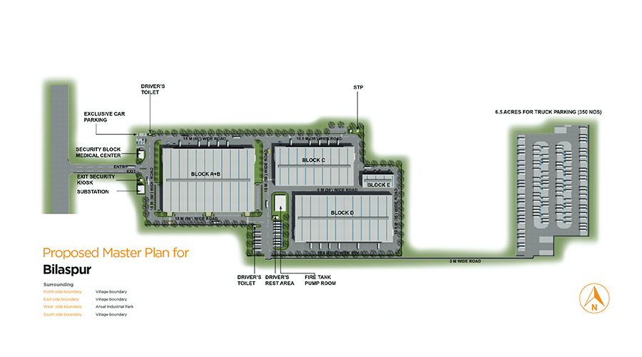 Proposed Master Plan For Industrial Properties Bilaspur | Embassy Group Proposed Master Plan For Industrial Properties Bilaspur | Embassy Group