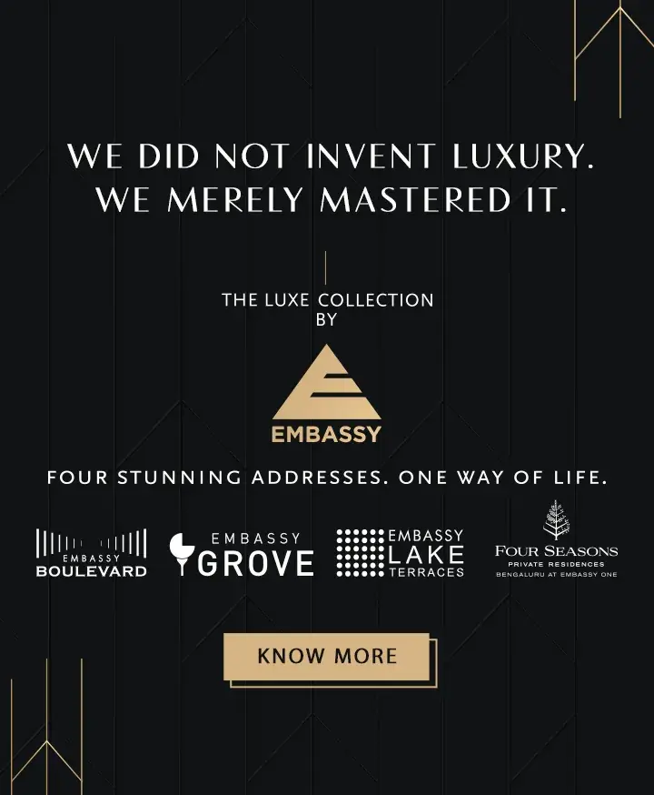 Luxury residential properties in Bangalore for sale