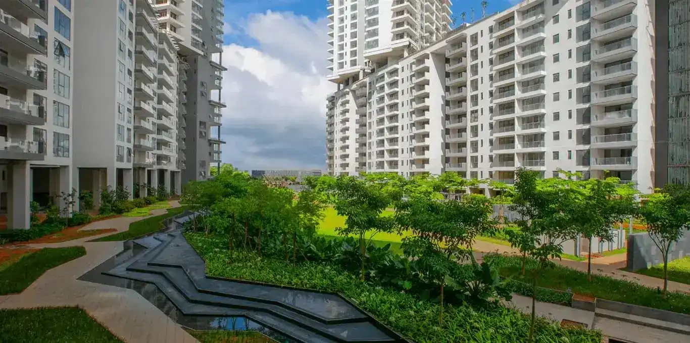 Modern Asian dining setup at Embassy Sriracha, Manyata