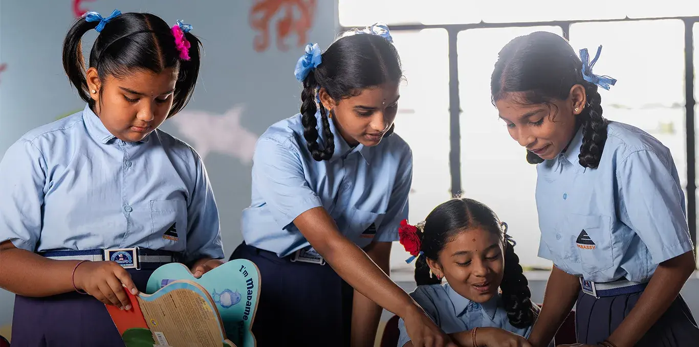 community outreach by embassy group - children are ready for best education 