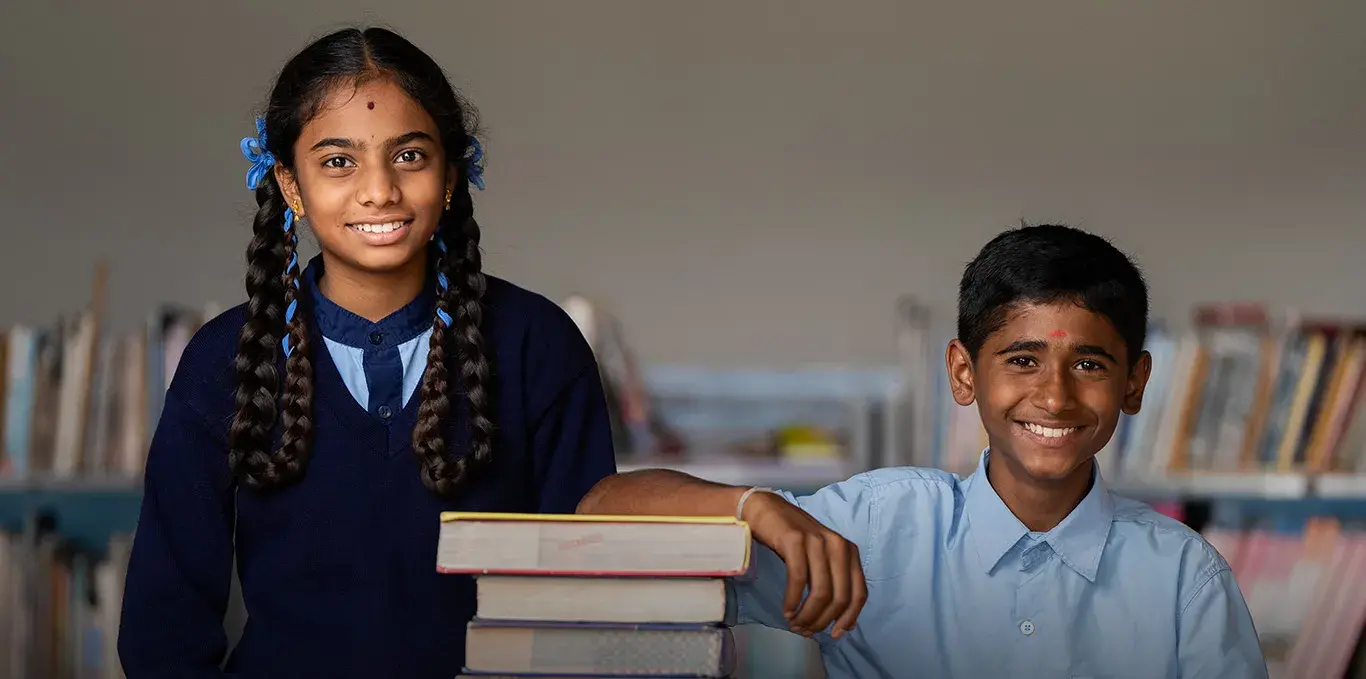 community outreach by embassy group - students are ready for learning