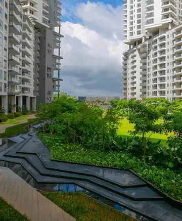 Modern Asian dining setup at Embassy Sriracha, Manyata