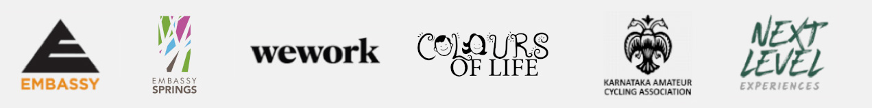 sponsorship team by embassy group for pedal for the planet event