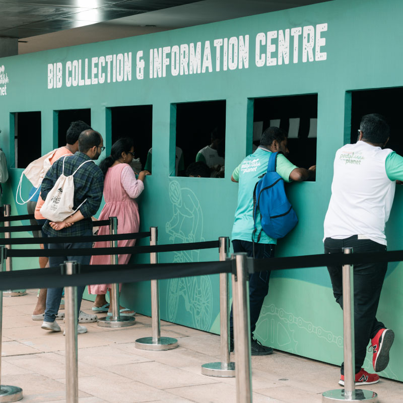 pedal for the planet event by embassy group informative centre