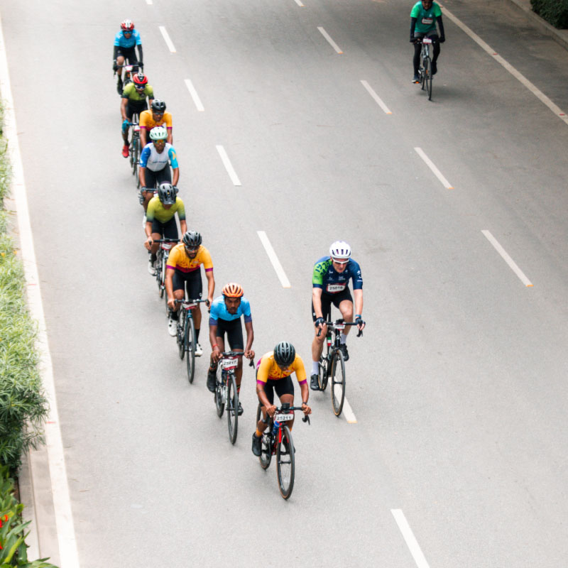 pedal for the planet event by embassy group get set ready go